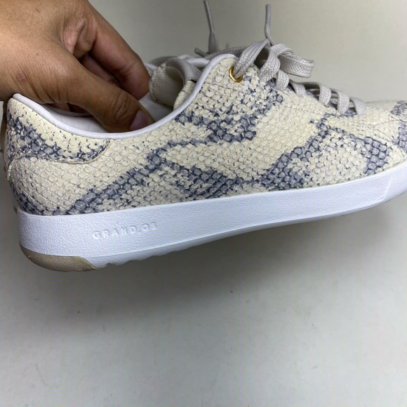 Cole Haan Grandpro Women's Sneakers Shoes Snake Skin Laced Up W14594 Size 8B - Picture 6 of 8
